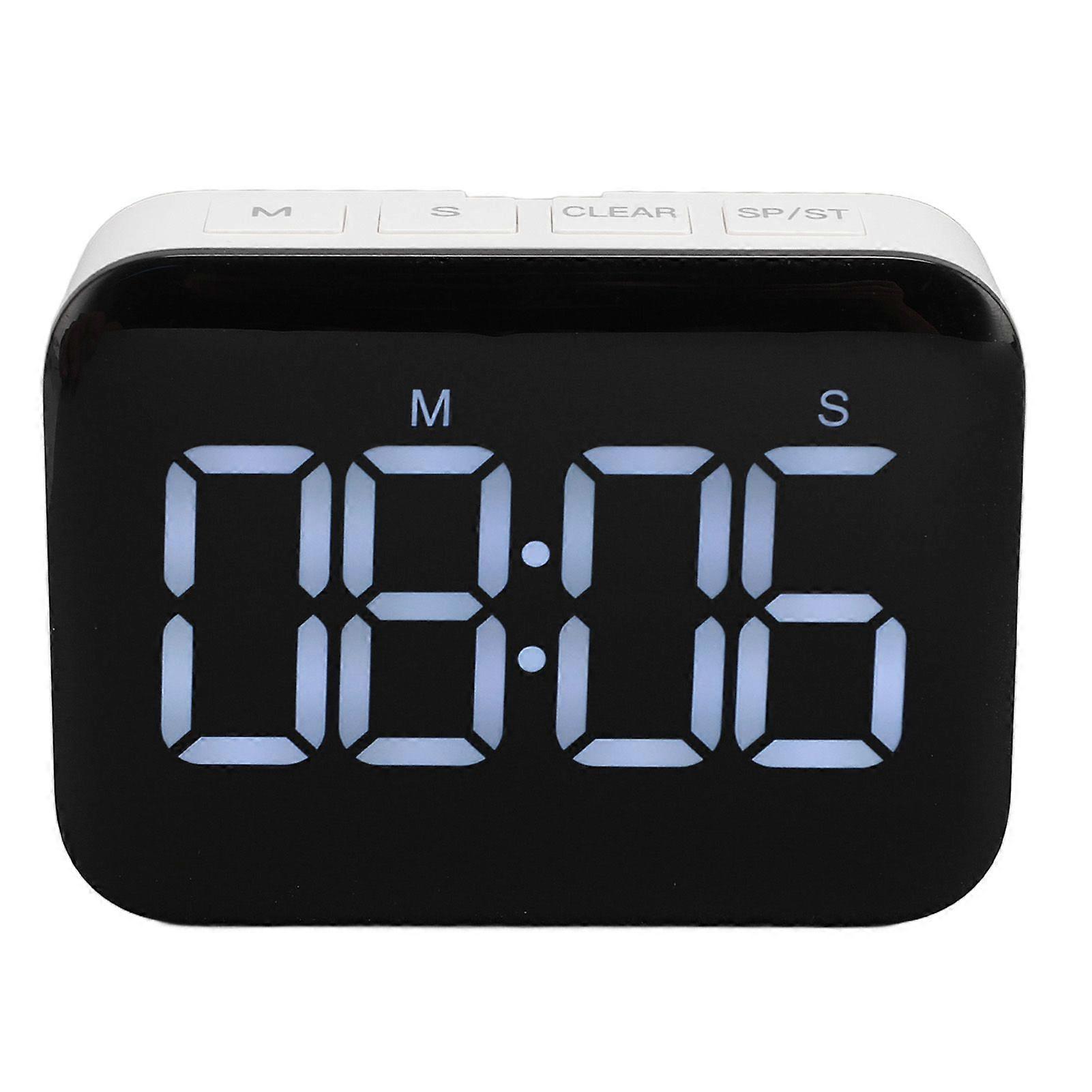 Classroom Timer LED Big Display Large Button Memory Function Volume Adjustable Power Saving Mode Countdown Countup Timer for Studying