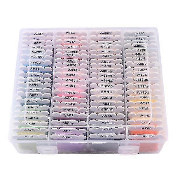 1 caja de hilo de bordado de 80 colores hilo hilo de coser hilo de coser ...