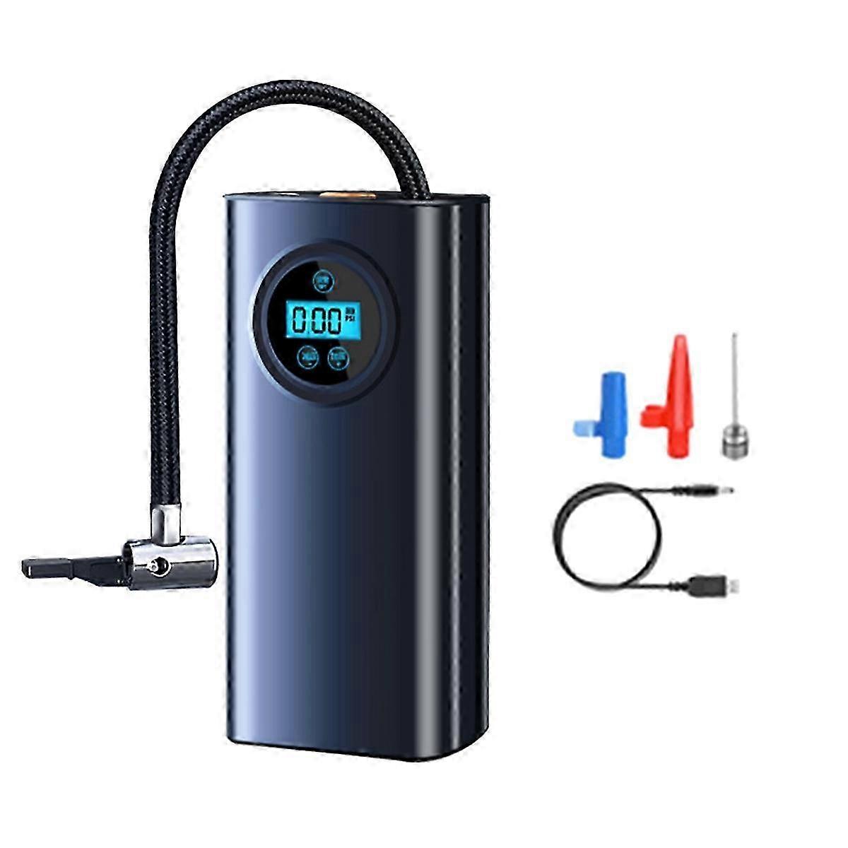 Electric Air Compressor Quick Inflating 12V Handheld Air Pump-as shown-