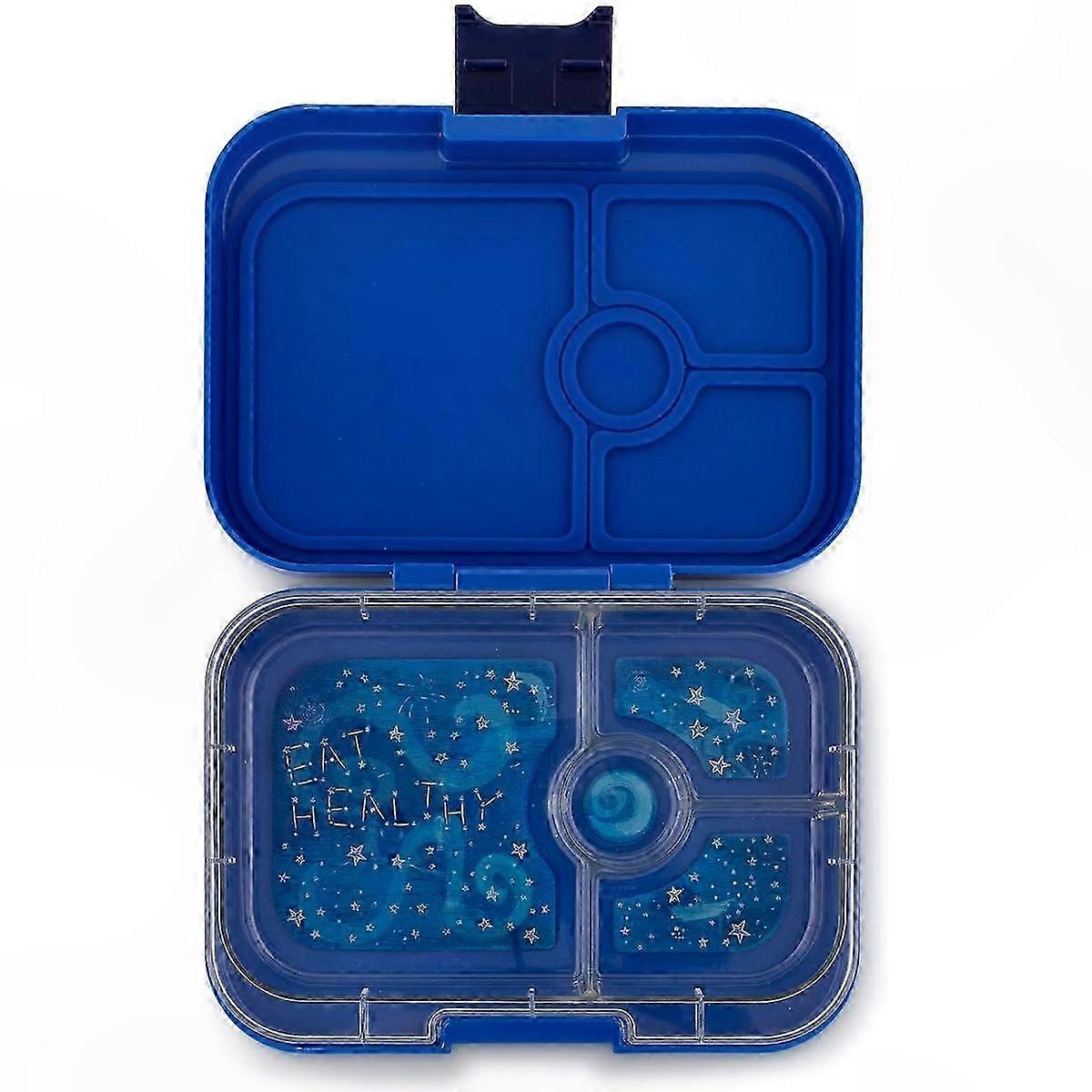 4-Compartment Bento Lunch Box - Neptune Blue