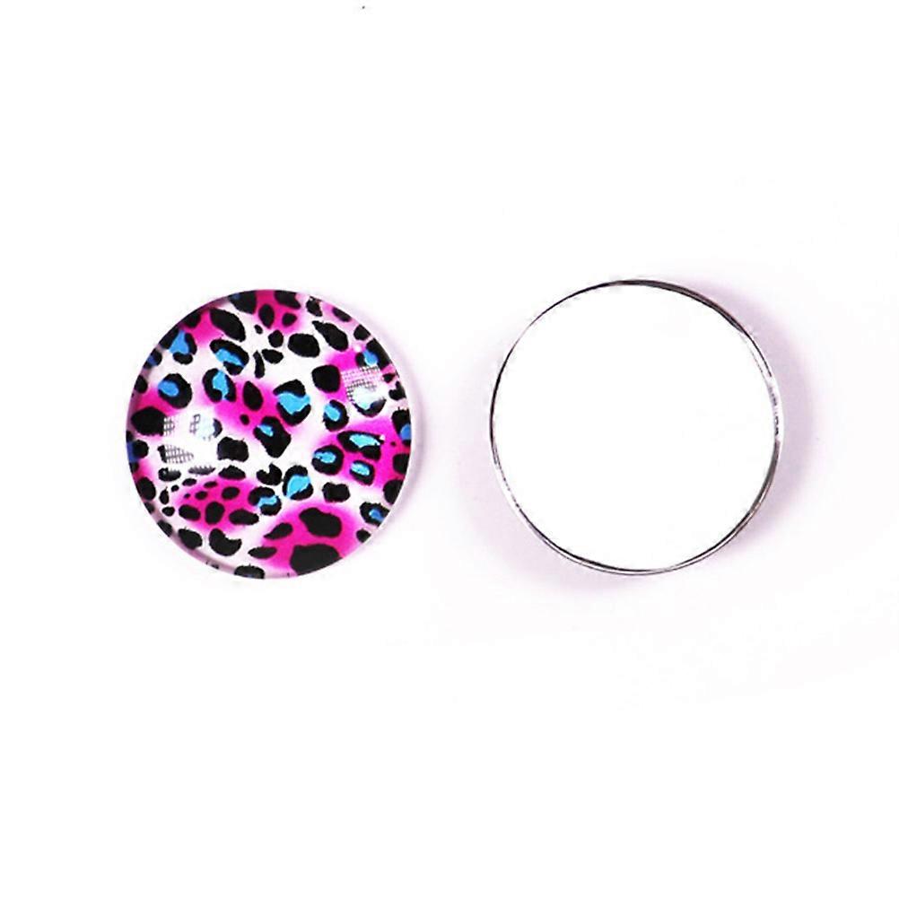 DIY Jewelry Material Glass Stickers for Earring Bracelet Jewelry Making Assorted Color 2.2x0.66cm Waterproof 50Set