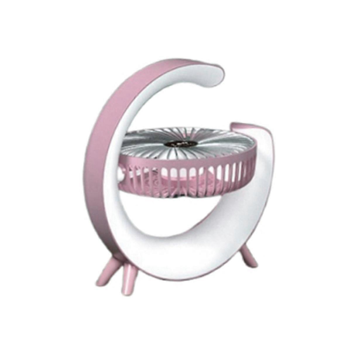 LED Multi-color Desktop Fan, Ambient Light, USB Charging, A