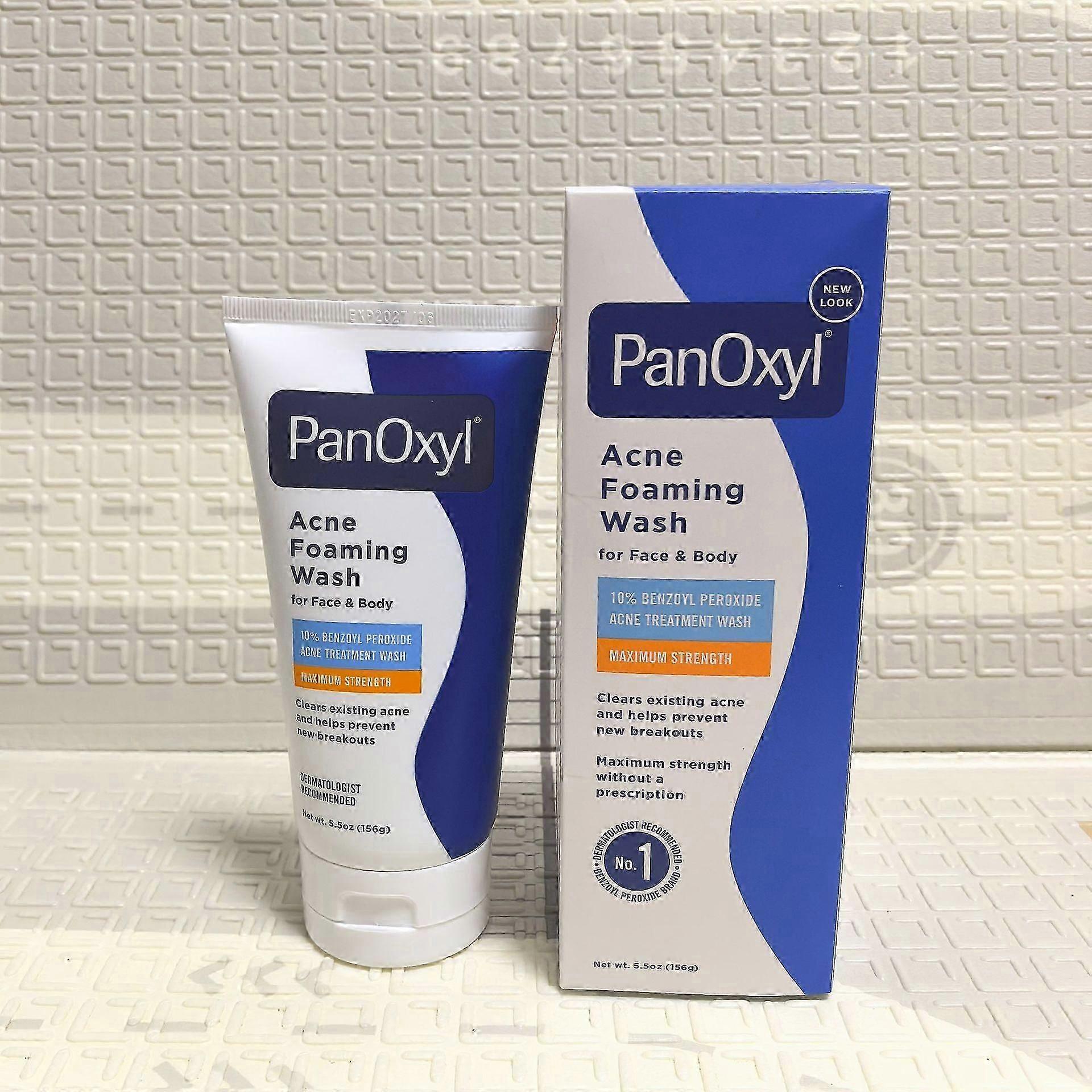 PanOxyl Antimicrobial Hydrating Acne Creamy Wash, 4% Benzoyl Peroxide, 6 Ounce