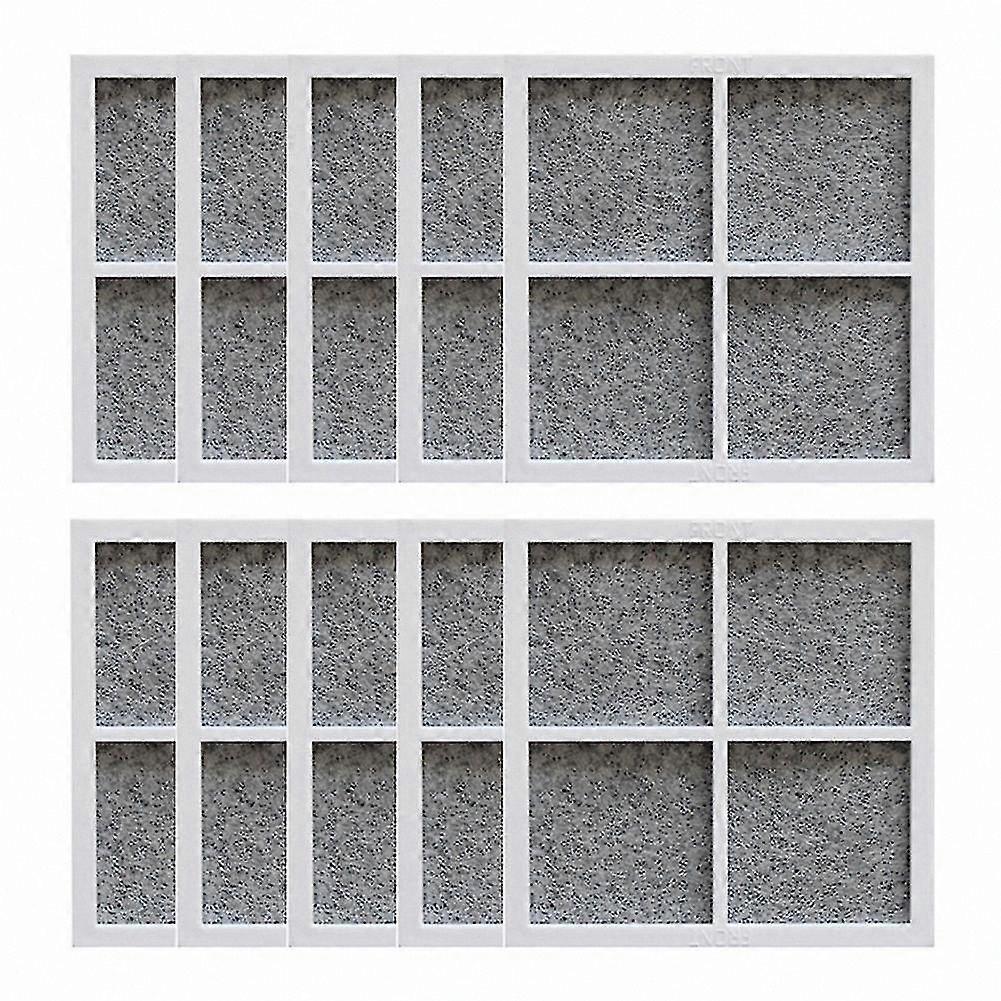 10 Pack Replacement Air Filters for Fridge, Compatible with LG LT120F and Eite 469918 Models