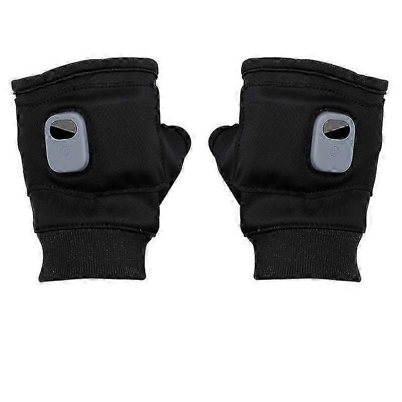 Fingerless Heated Gloves,Half-finger Gloves,Heated Gloves For Winter