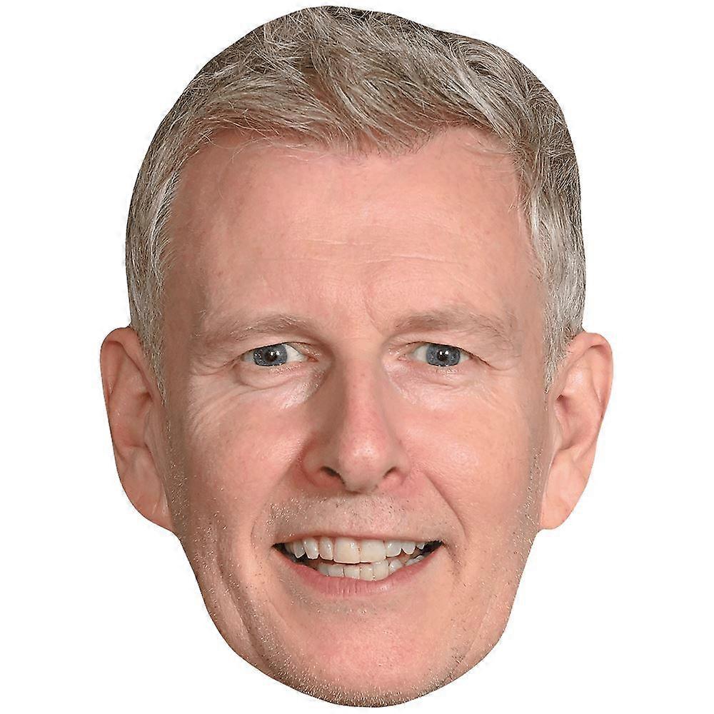 Patrick Kielty (Grey Hair) Celebrity Mask, Flat Card Face