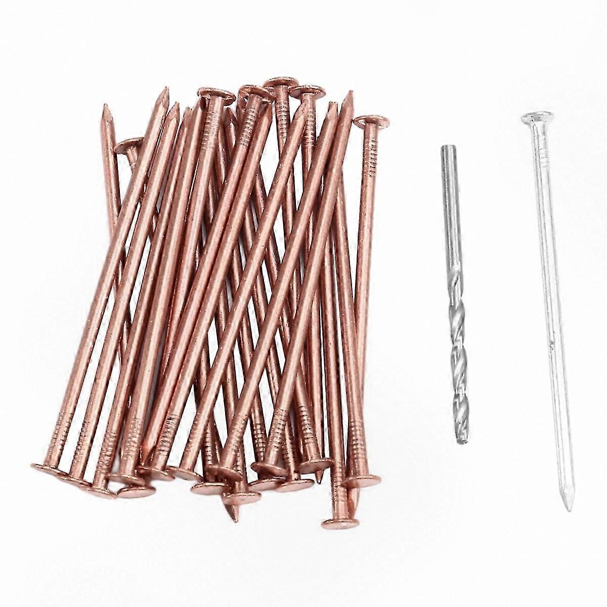 25-Pack of 3.5" Durable Copper Nails for Gardening and Crafting Projects