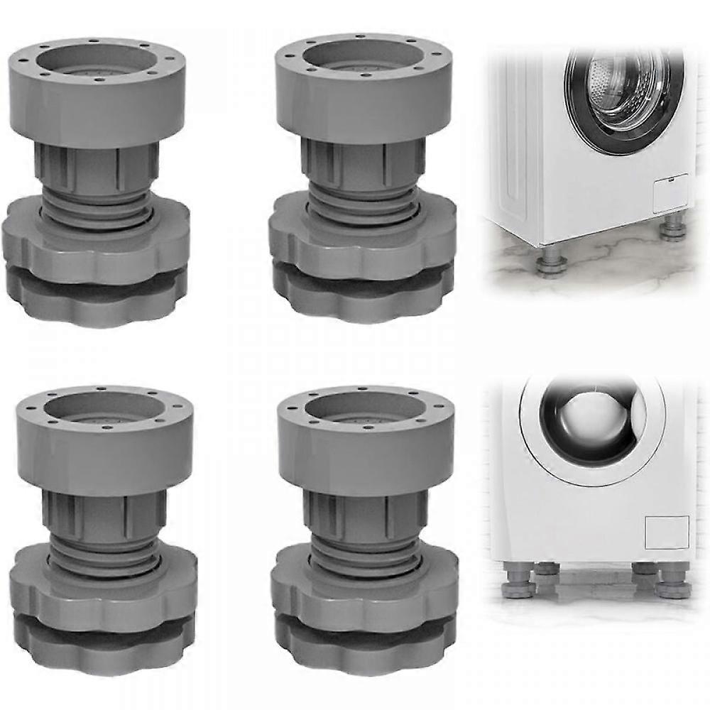 4-piece set of washing machine shock absorbers – anti-vibration mats for washing machines and household appliances