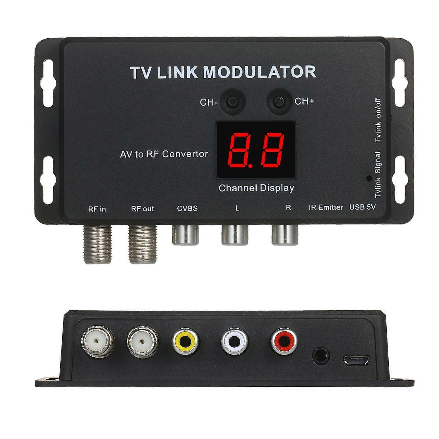 TVLINK Modulator AV to RF Convertor & IR Extender RF Modulator