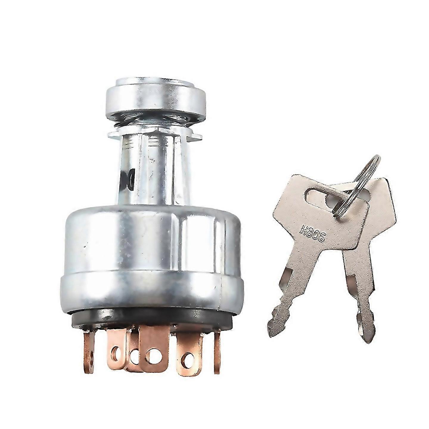 For 1700100023 1700100052 H806 Ignition Switch With 2 Keys For Takeuchi Excavator Digger Ignition