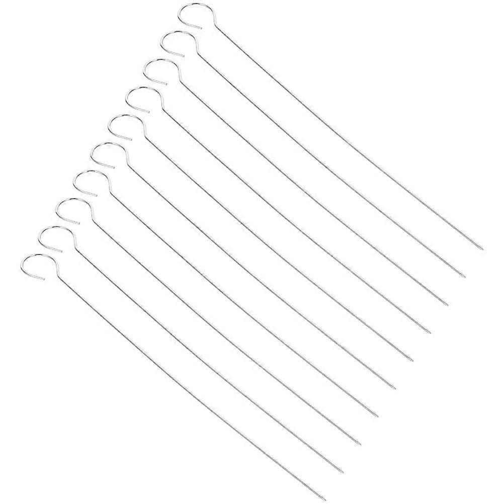 Silver Stainless Steel Grilling Pin for Bbq Use with 30Pcs Set