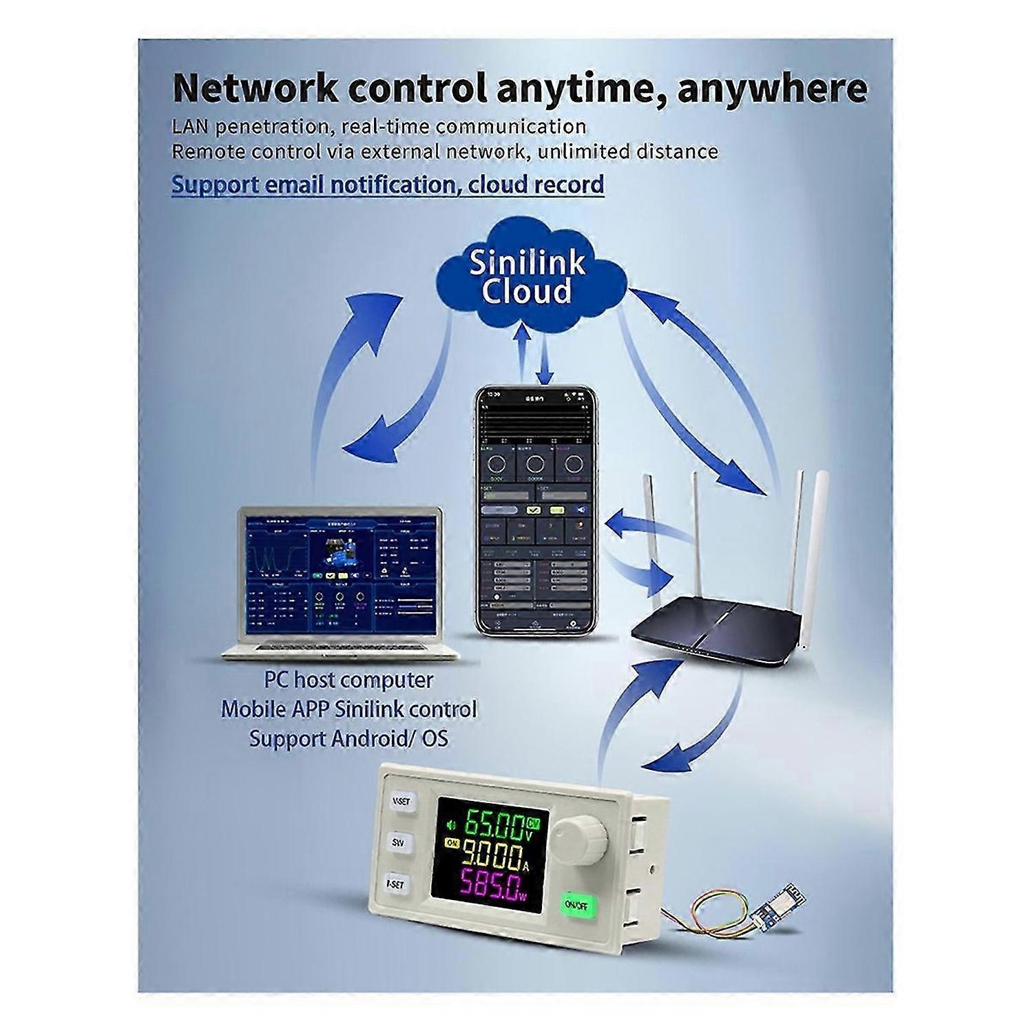 Voltage Constant Current Maintenance 65V 9A 585W Step-Down Module
