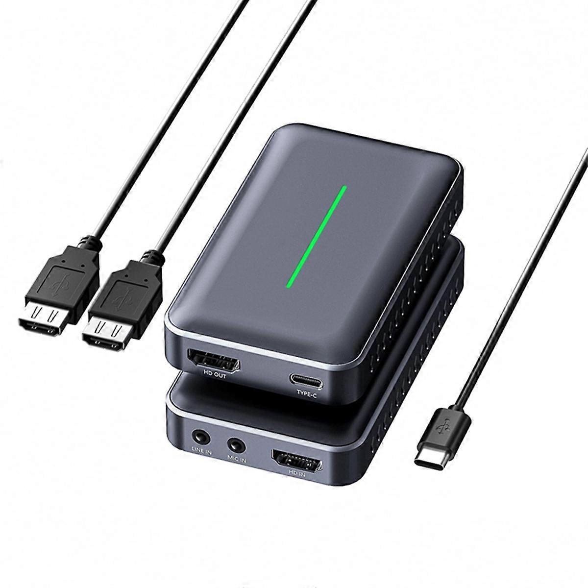 Audio Video External Camera Capture Card Stream & Record in 4K/60fps