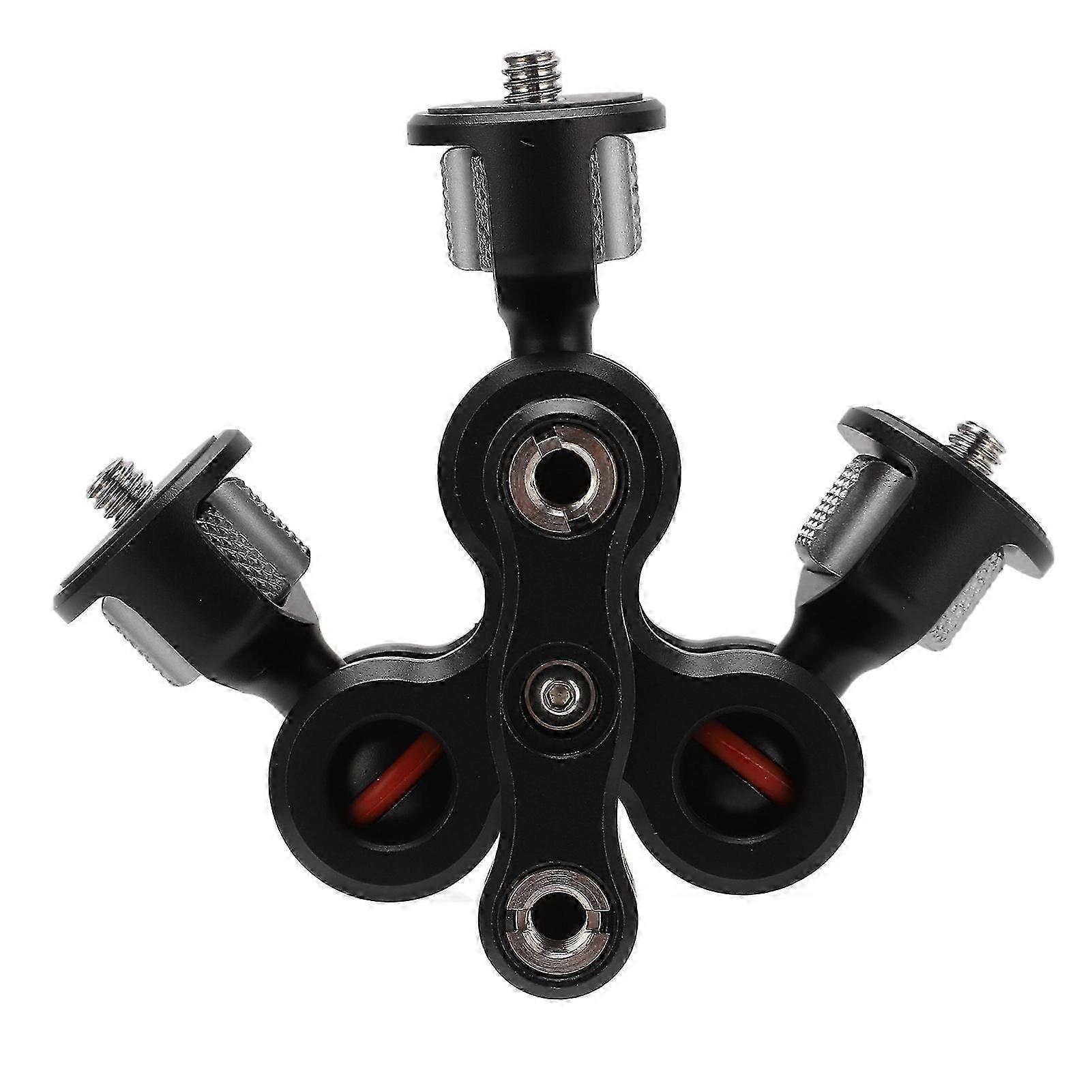 Camera Articulating Arm 360 Degree Rotation with 1/4 Inch to 3/8 Inch Screws for Monitor LED Light