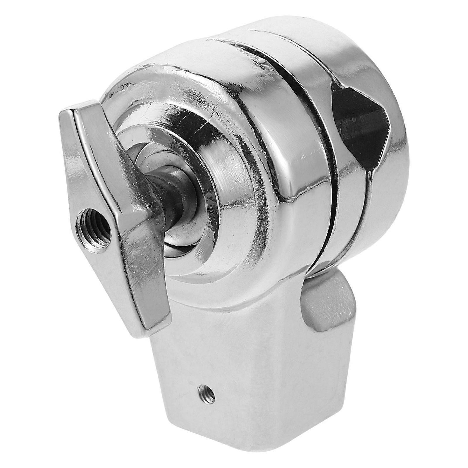 Universal Drum Clamp for Cymbal Stand Cymbal Holder Rod Attachment Drum Hardware Parts for Percussion Setup Silver