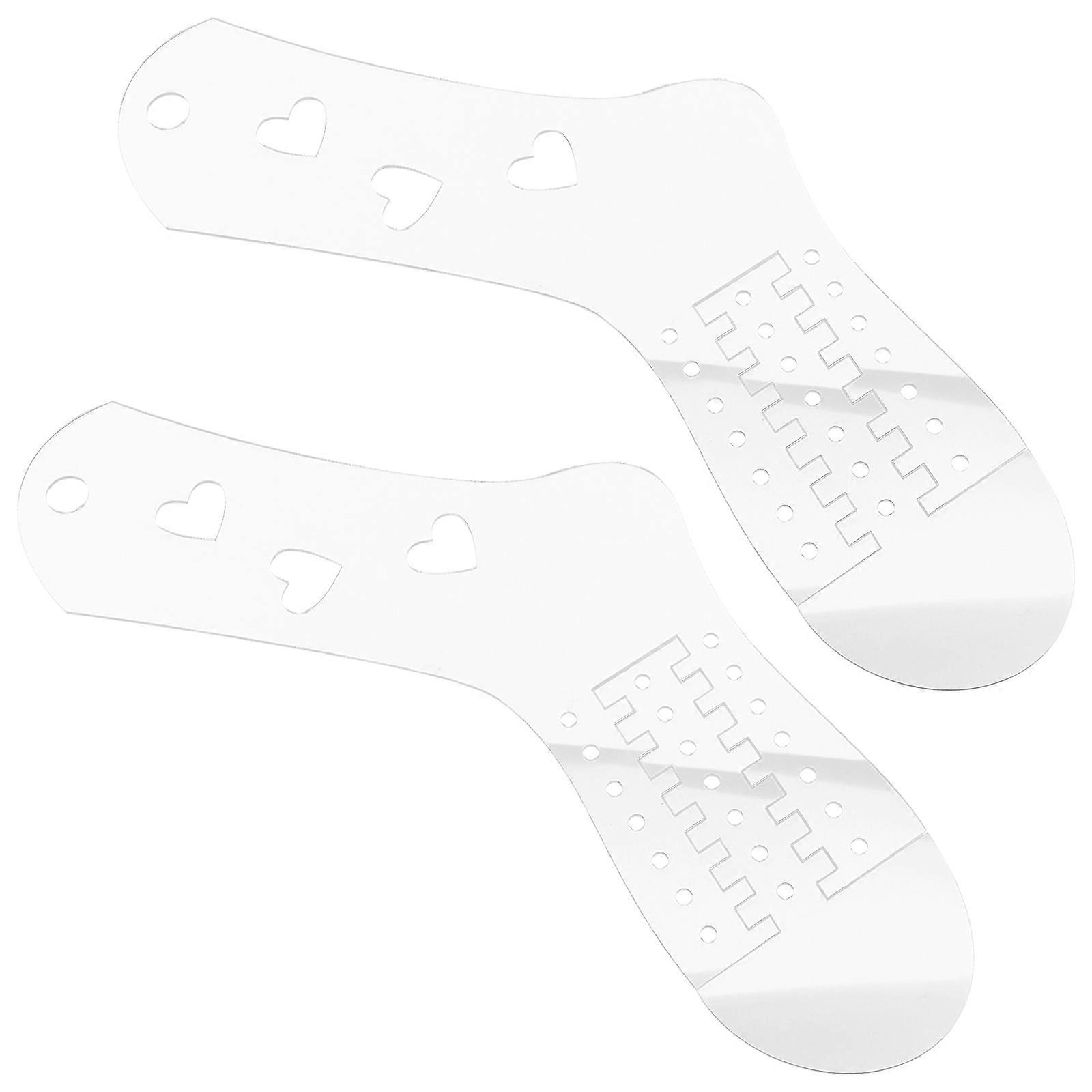 Acrylic Sock Blockers for Knitting 6Pcs Sock Blocker DIY Knitting Tools