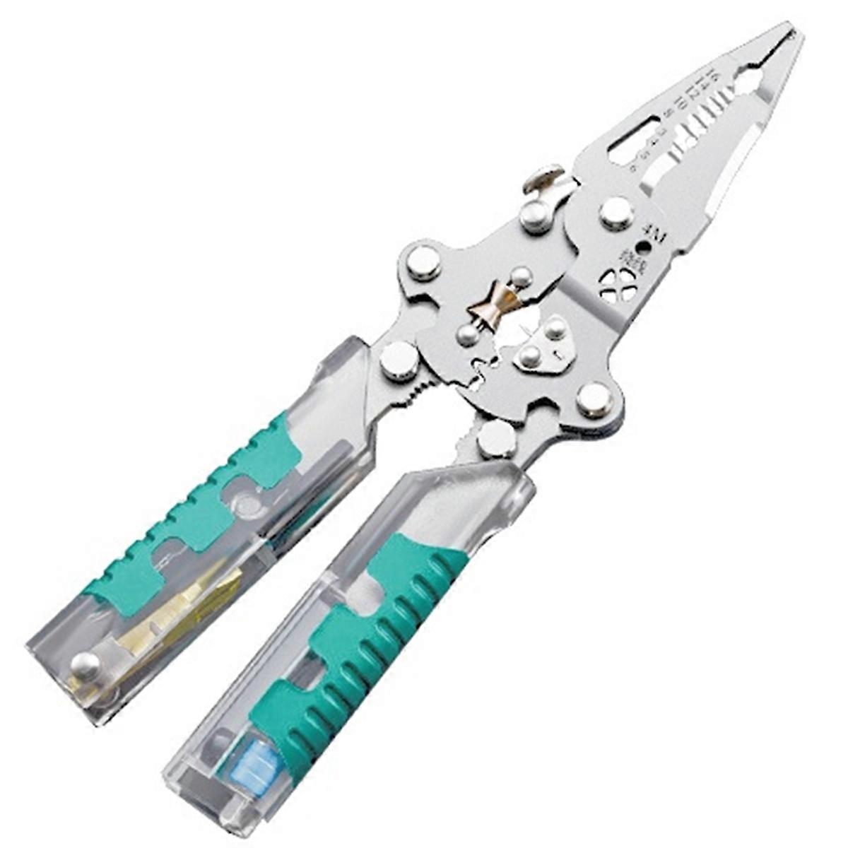 Folding Stylus Screwdriver Wire Stripper, Foldable Wire Stripper, Built-in Voltage Tester Screwdrive