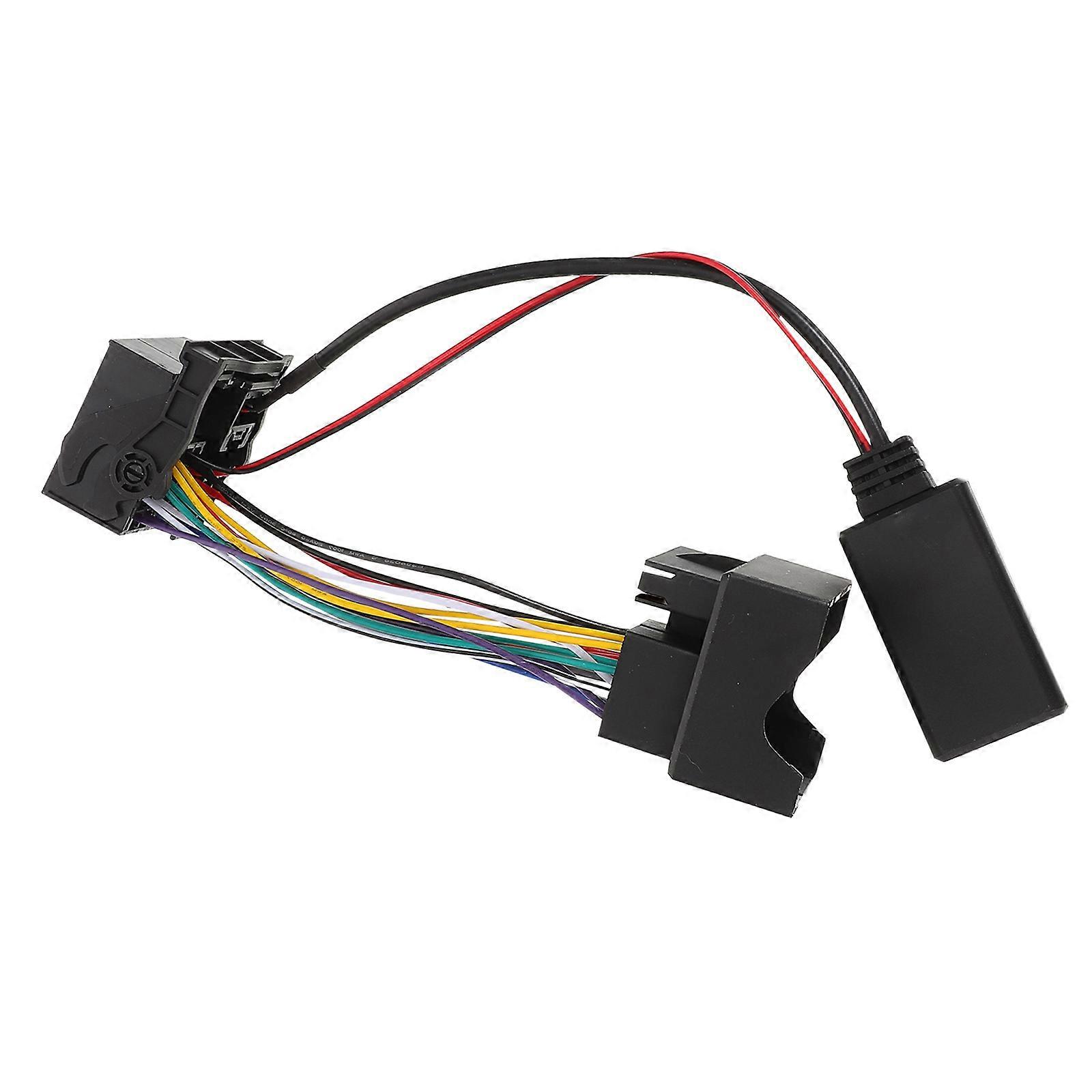 Car Audio Microphone Cable for Aux Connection 2Pcs Adapter