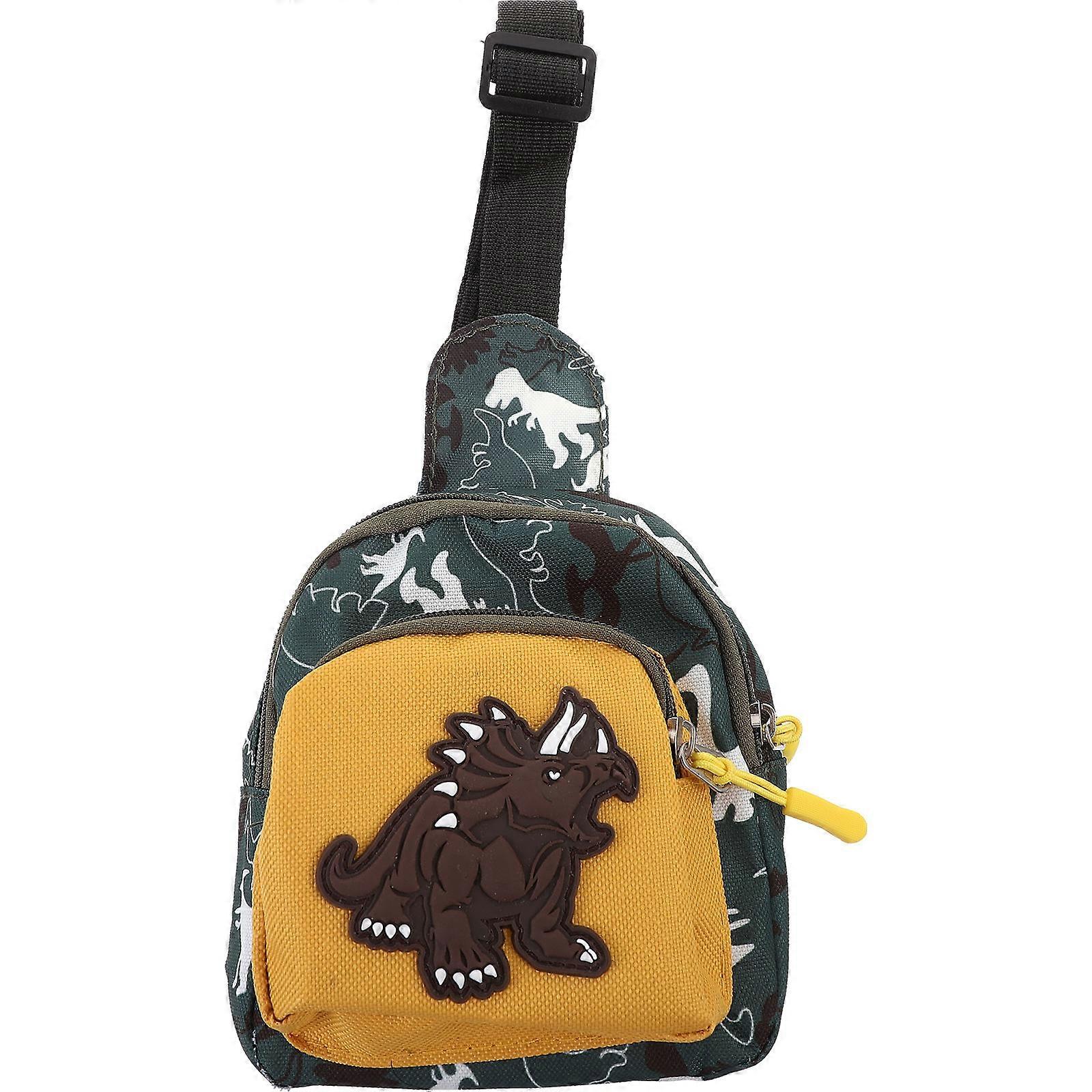 Children Dinosaur Chest Bag Shoulder Bag for Storage Use 2Pcs