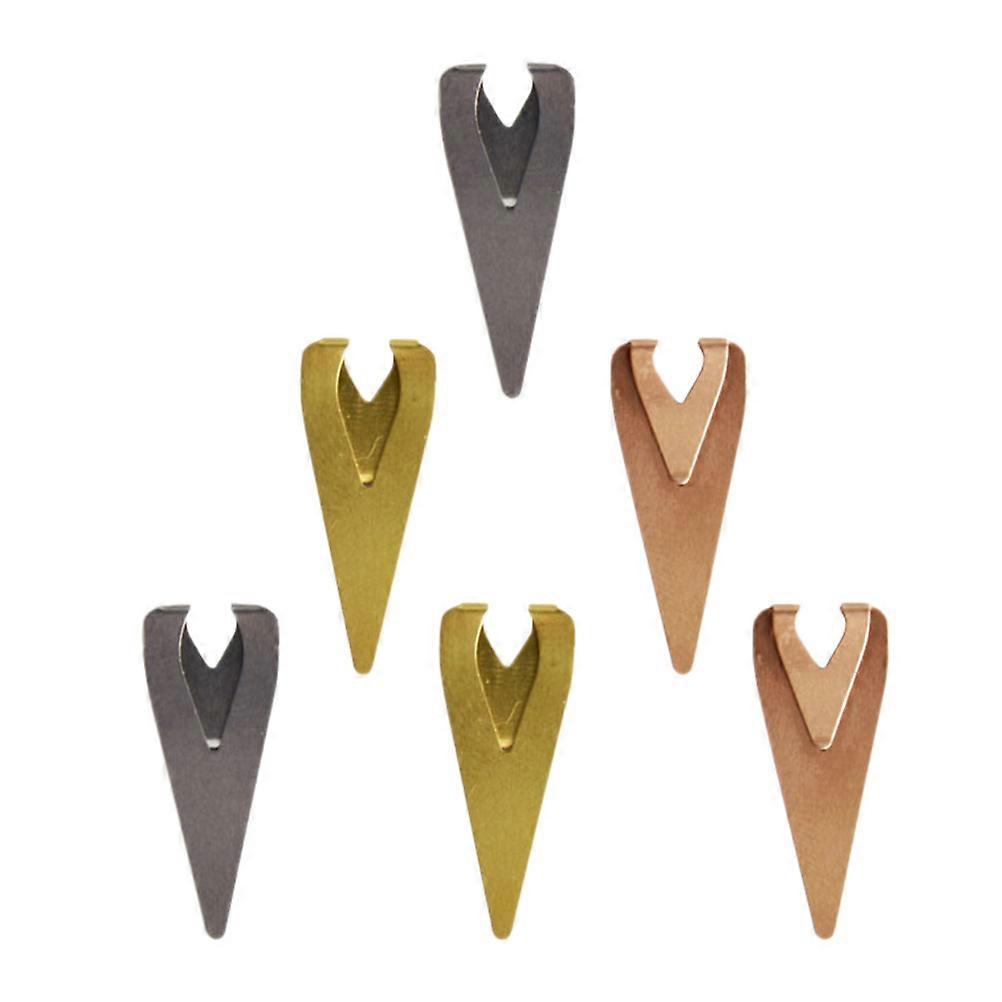 Stainless Steel Bookmarks 12 Pcs Hollow Page Holder Ideal For Students Reading Assorted Color Design