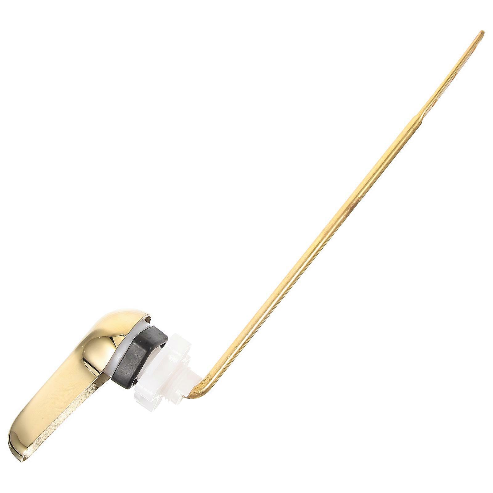 Golden Toilet Handle Lever Toilet Flush Lever Replacement 2Pcs Set