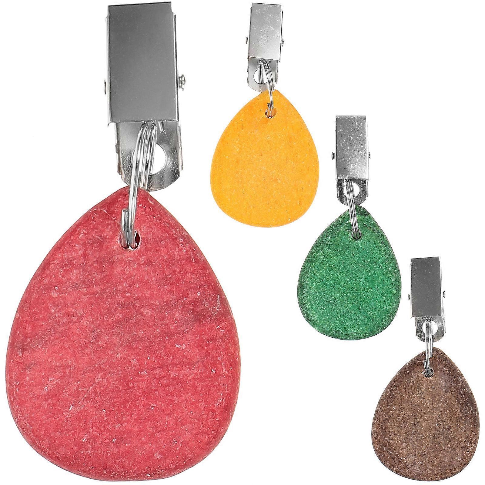 Stainless Steel Tablecloth Weights with Clip for Picnic 20Pcs Set
