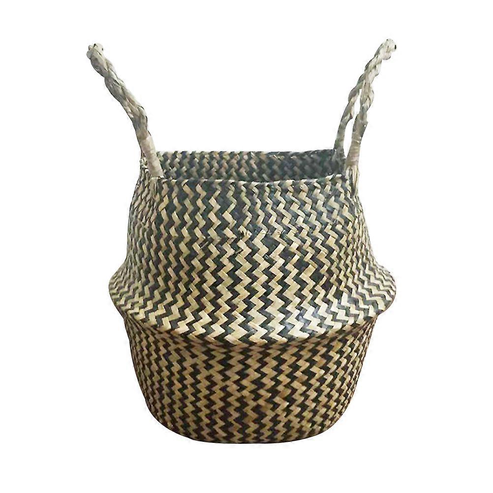 Olive Storage Basket for Home Use 2Pcs Rattan Folding Basket