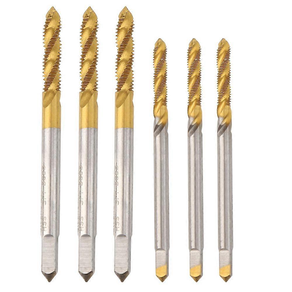 High quality 3 sets of spiral groove taps M3 M4