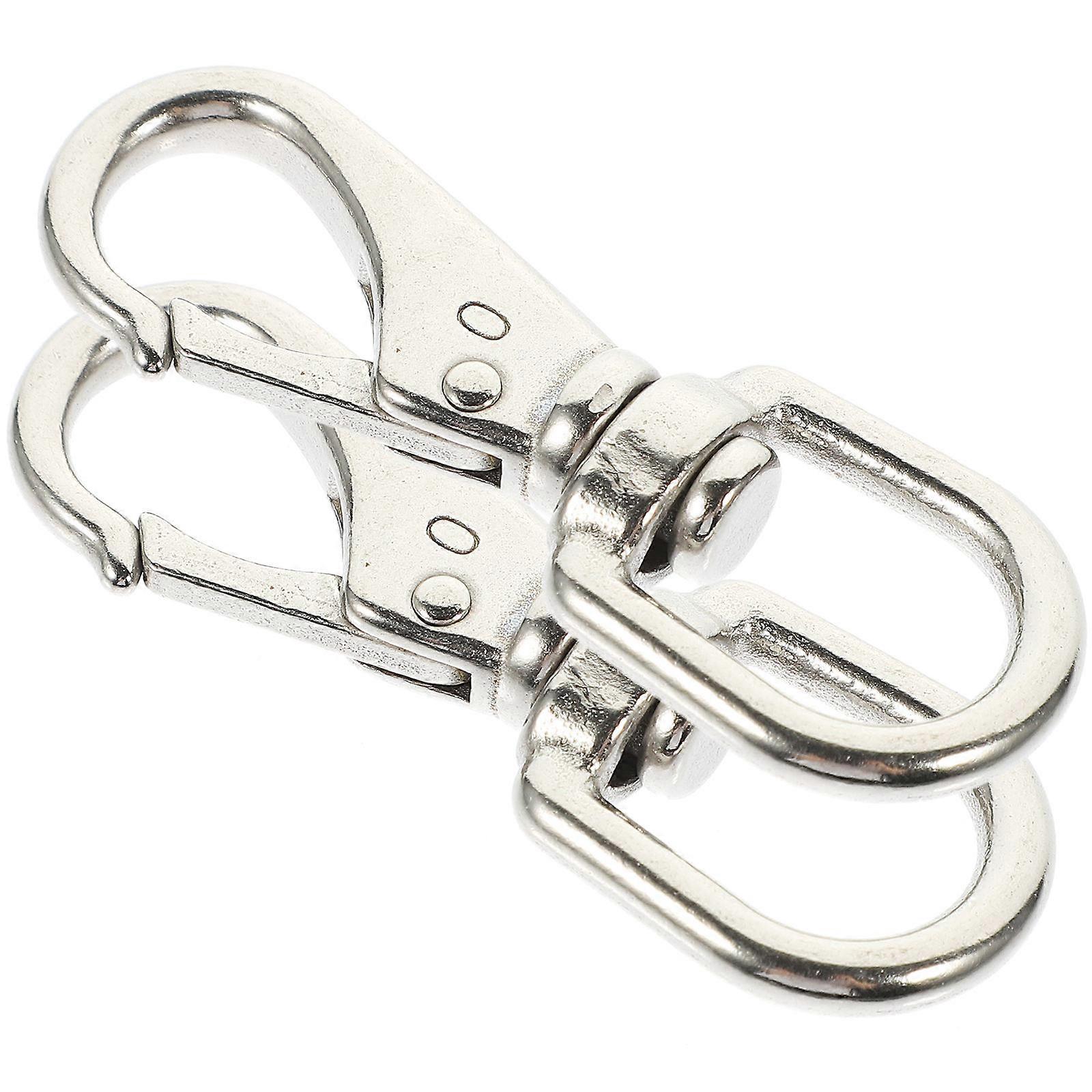 Cool Keychain Stainless Steel Holders for Keys Quick Release 4Pcs