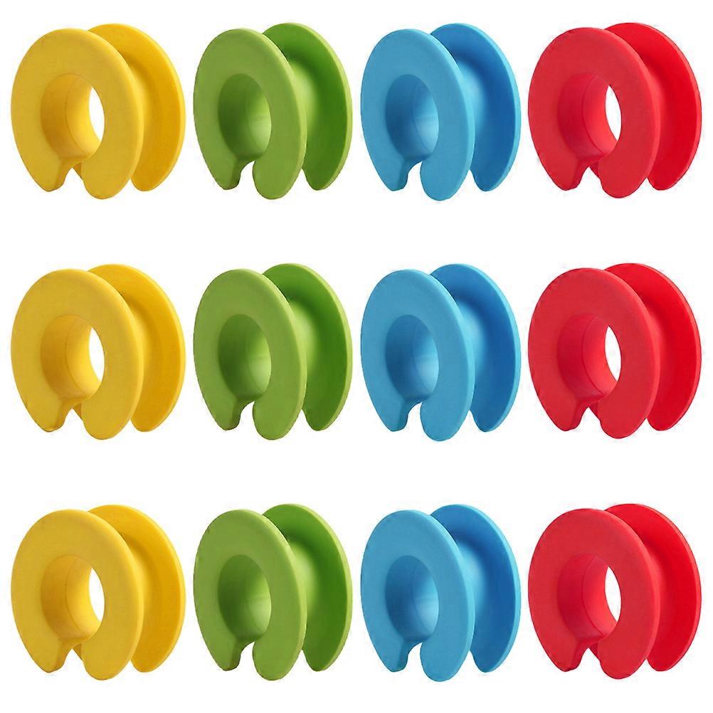 Hanger Buckle Non-Skid Silicone Windproof Fixing Ring 60 Pieces for Drying