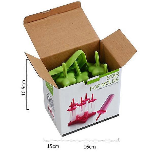 Shaped Ice Cream Molds DIY Reusable Ice Lolly Makers 3Pcs Set