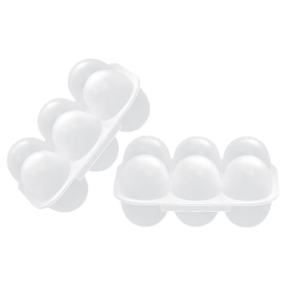 Plastic Egg Container for Household Egg Storage 4Pcs with Lid