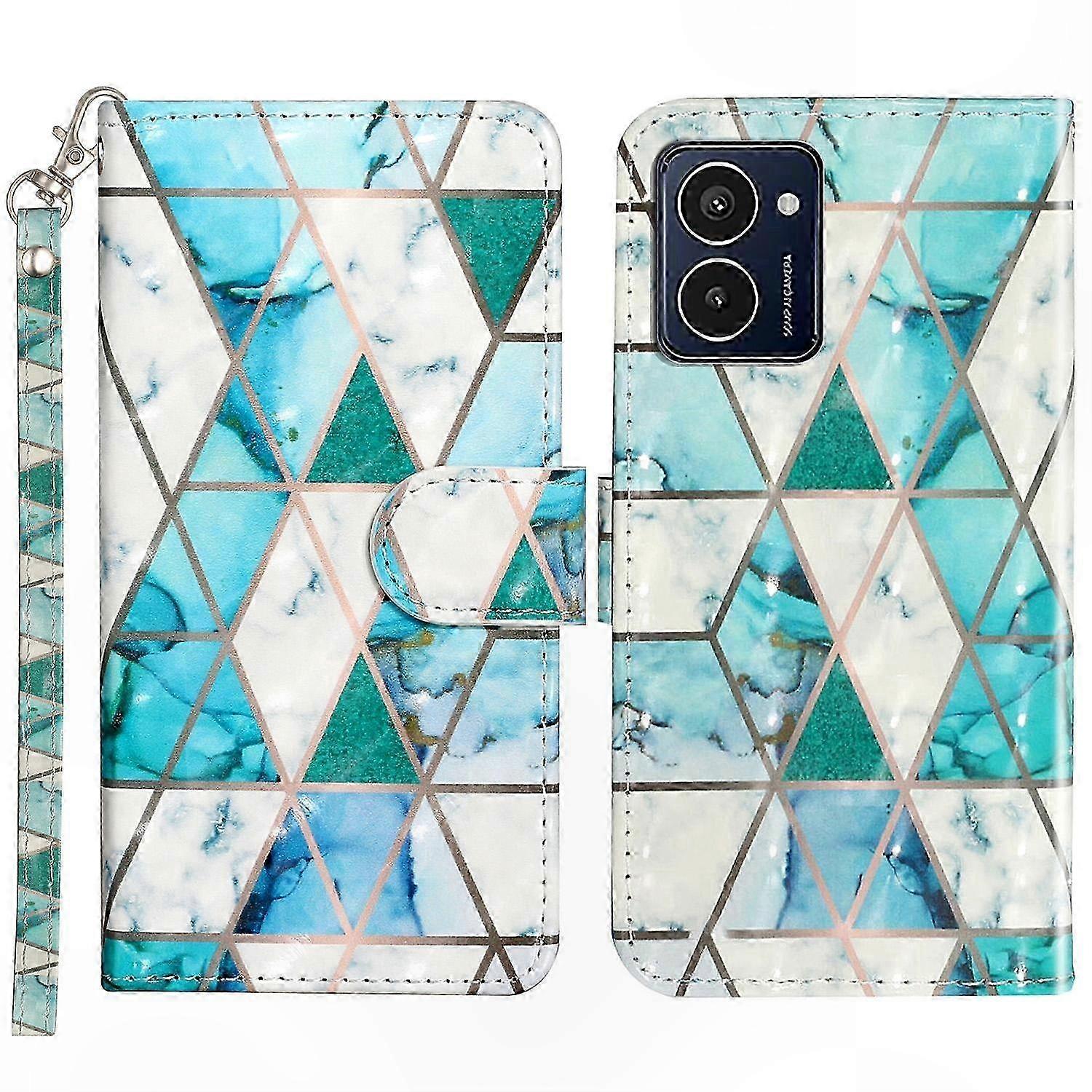 3D Pattern Leather Phone Case with Handbag Function for HMD Pulse Pro