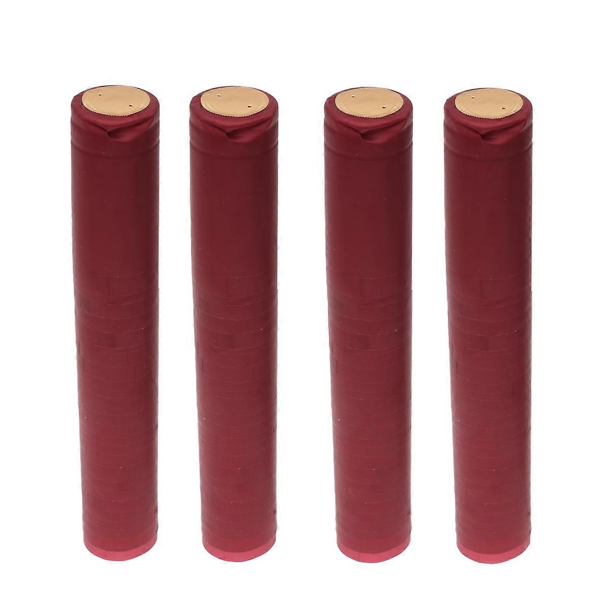Red Heat Shrink Capsule for Sealing 300Pcs Plastic Covers