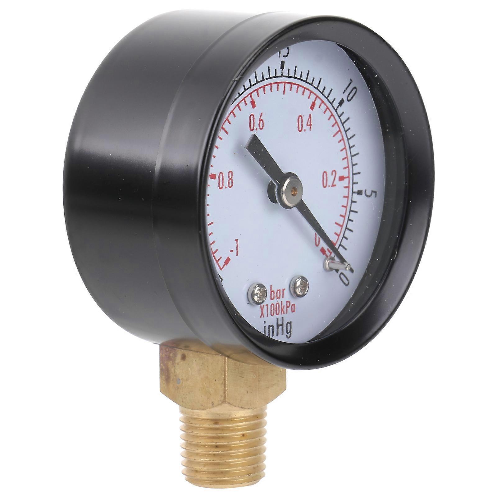 Utility Vacuum Gauge Tester for Air Compressor Measuring 2Pcs