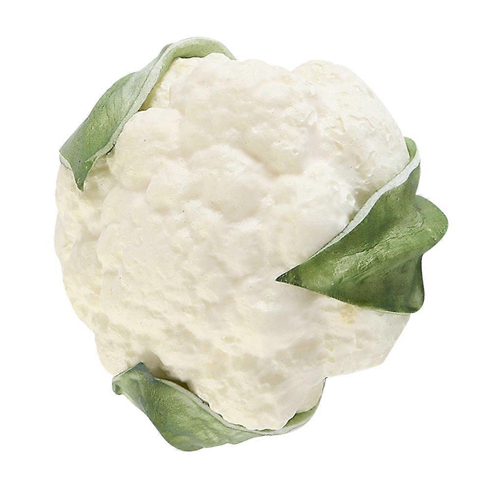 Decorative Broccoli Artificial Broccoli for Decor 2Pcs White Foam Model