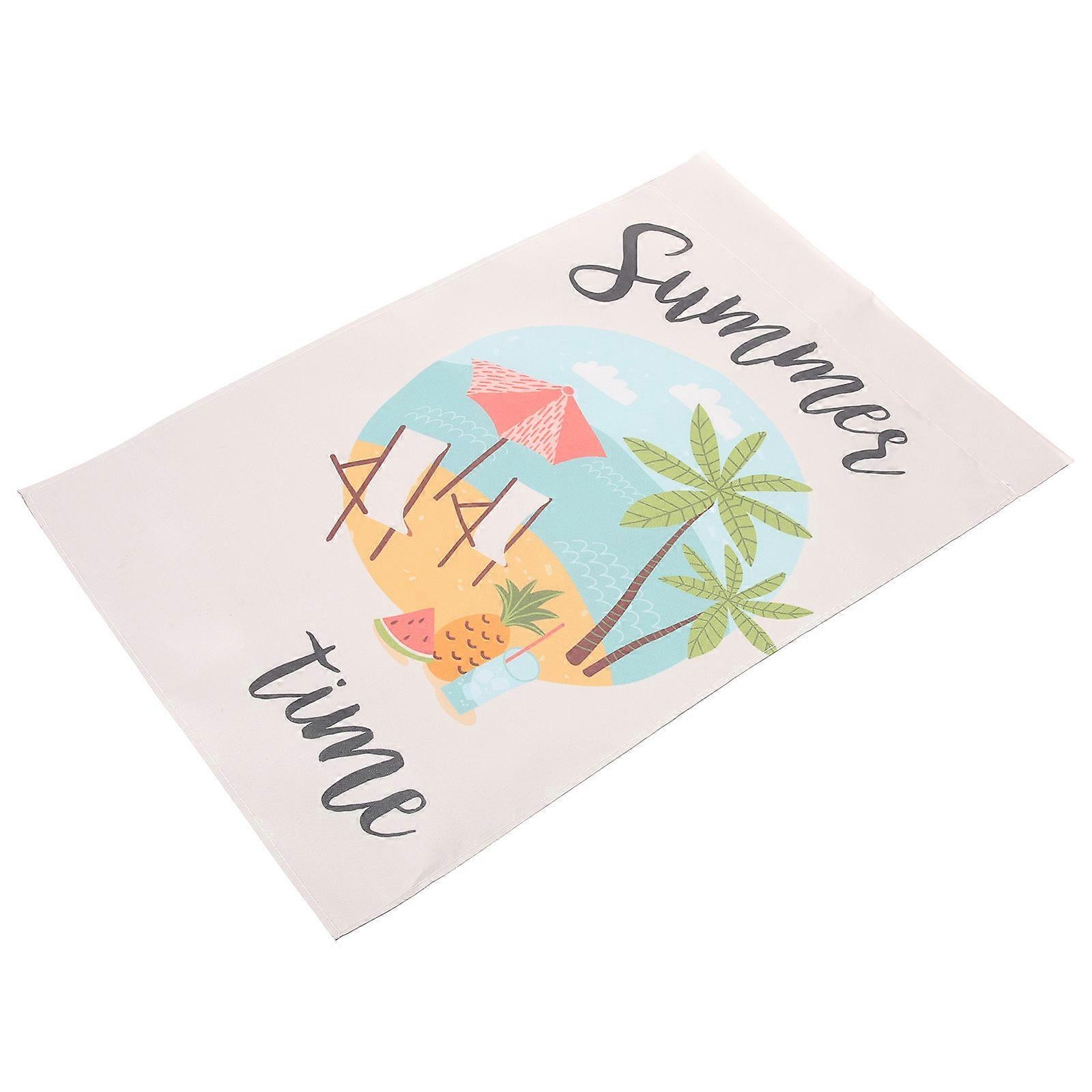 Outdoor Flags Summer Flag for Garden Decoration 2Pcs Polyester Flags