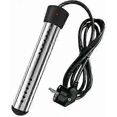 Electric water heater with immersion voltage, swimming pool water heater, portable water heater for ponds and buckets