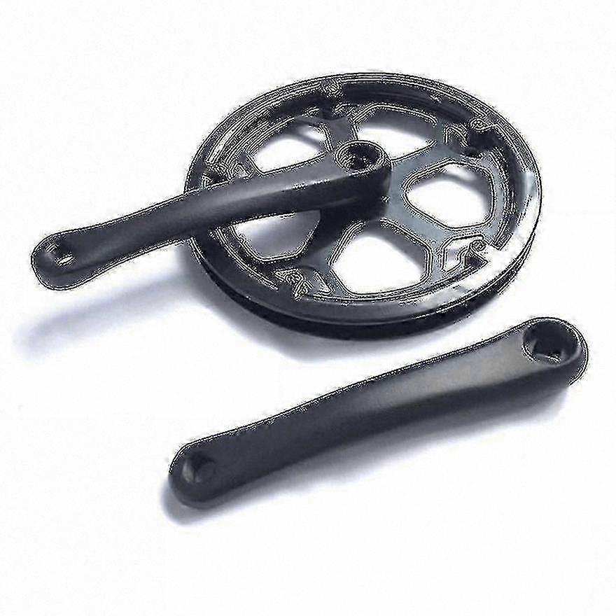 CNC Folding Bike Crankset 170mm Square Hole 48T Bicycle Crank Set for Cycling Enthusiasts