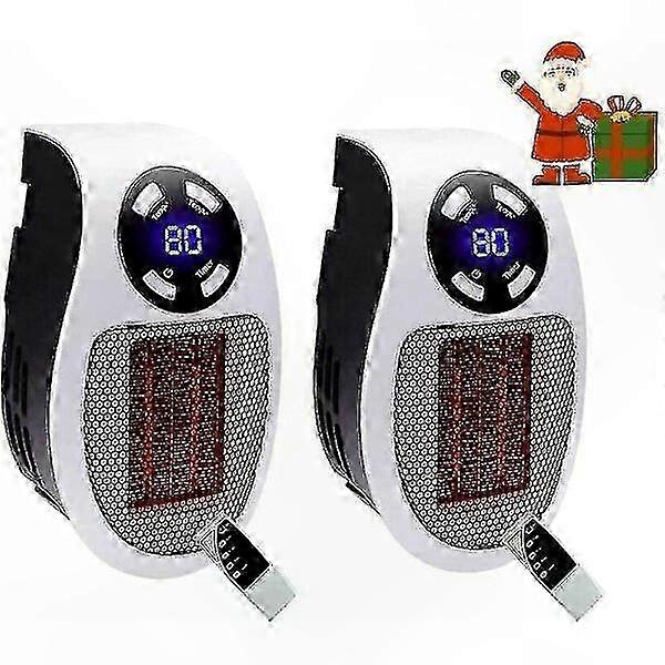 Compact Ceramic Fan Heater Set, Energy-Efficient Design with Quick Heating Capability