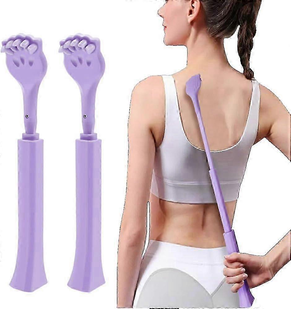 2 Pack Portable Retractable Claw Back Scratcher with Comfort Handle, Premium Back Scratcher Tools for Itch Relief and Relaxation