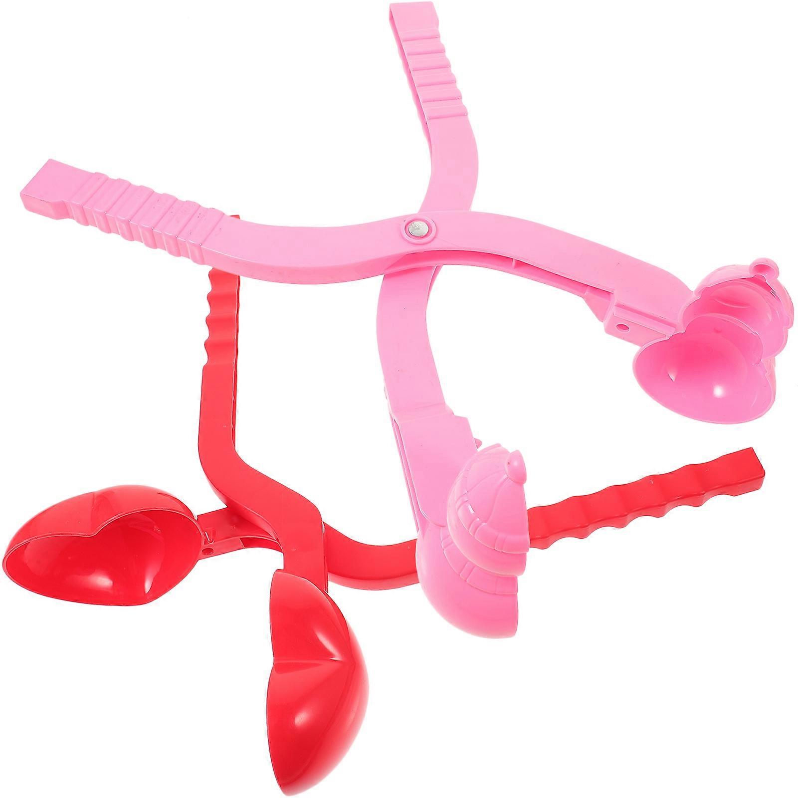 Clips Plastic Winter Outdoor Plaything for Playing 2Pcs Assorted Color