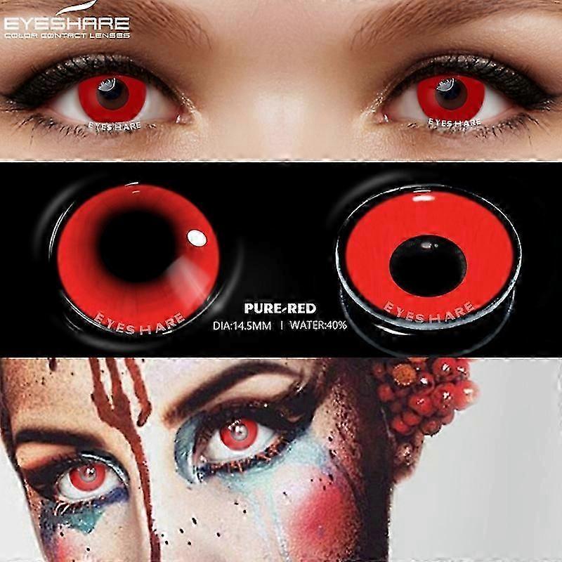 2kpl Cosplay värilliset piilolinssit silmille Värilliset piilolinssit silmille vuosittain Kauniit pupillimeikit Piilolinssit