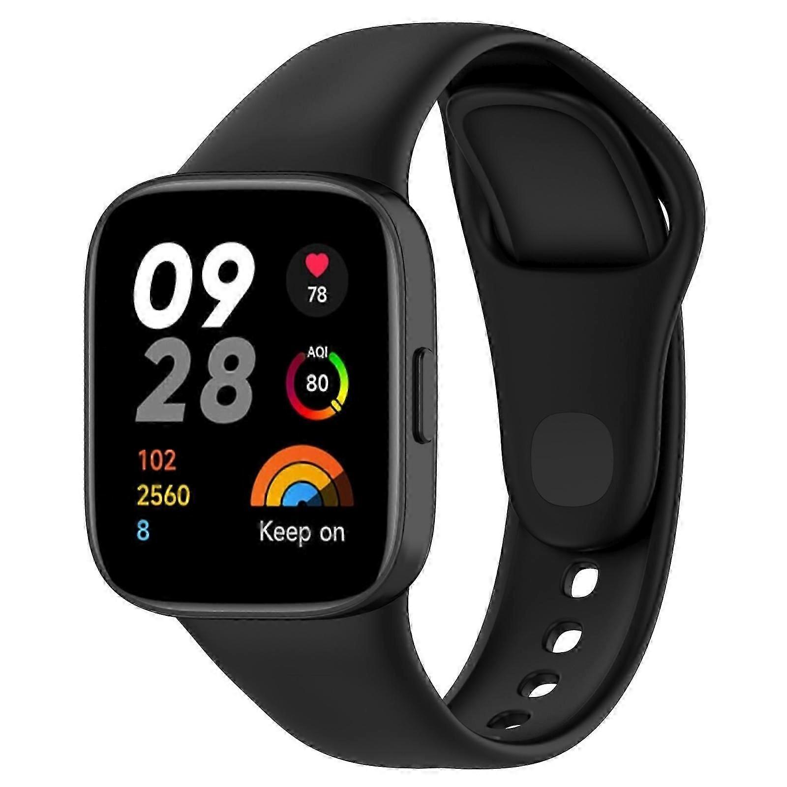 For Redmi Watch 3 Loop Type Solid Color Silicone Watch Band
