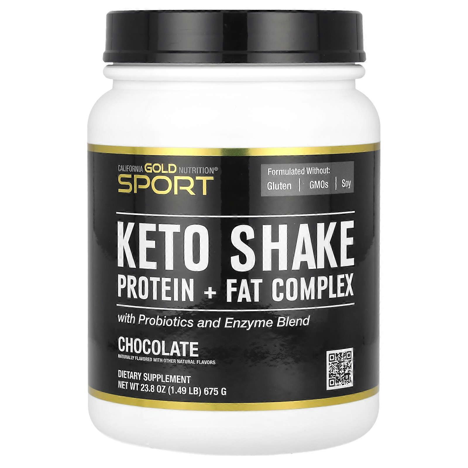 Sport, Keto Shake, Chocolate, 1.49 lb (675 g)