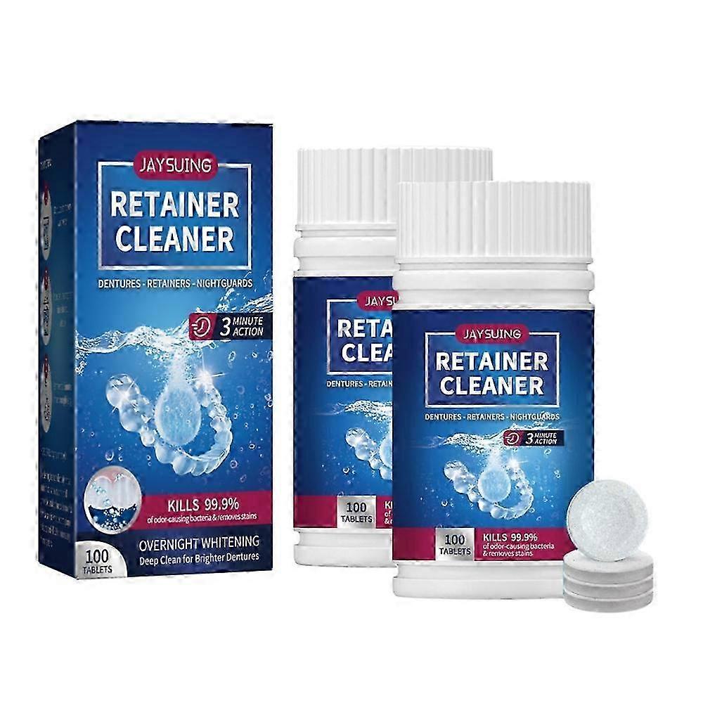 2025 100pcs Denture Cleaning Removes Cleaning Retainer For Aligner Mouth Guard