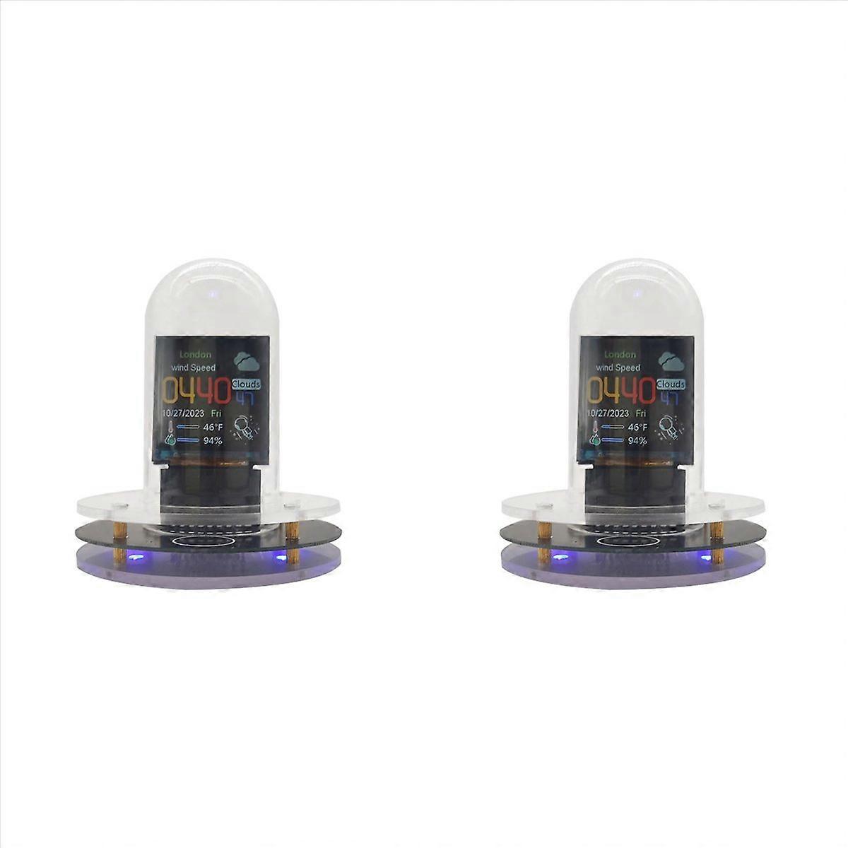 RGB Nixie Tube Clock Smart WIFI Networked LED Light-Emitting IPS