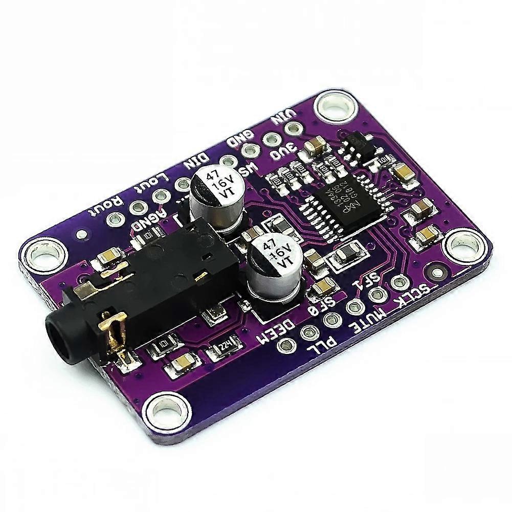 I2S Stereo DAC Module (UDA1334A): 3.3V-5V Audio Decoder Compatible with for Arduino