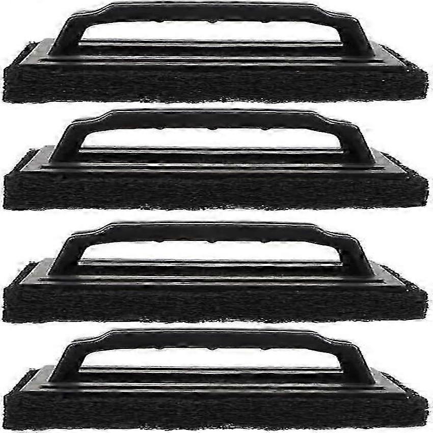 BBQ Grill Cleaning Set 4pcs with Handle for Grills Racks