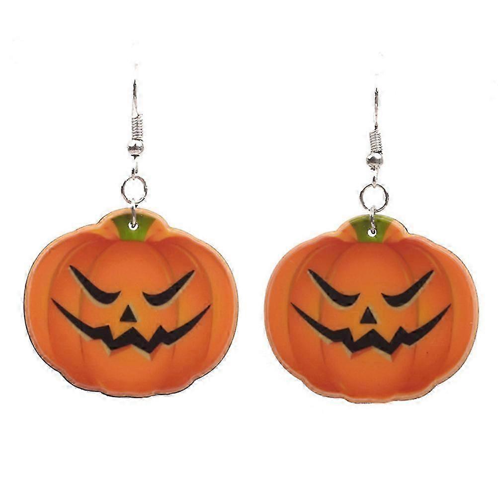 Halloween Pumpkin Drop Earrings for Women's